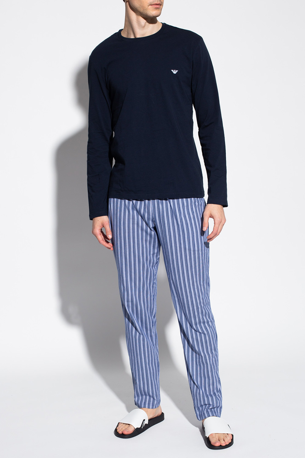 Navy blue Pajamas set Emporio Grey Armani C ciul EMPORIO Grey